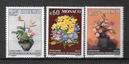 1973 - 948 à 950 **MNH - Fleurs - Nuovi