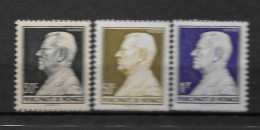 1948 - 302 à 302B **MNH  - Prince Louis II - Unused Stamps