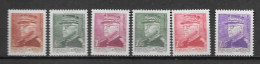 1941 - 225 à 230 **MNH  - Prince Louis II - Neufs