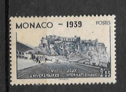 1939 - 199 *MH  - Jeux Universitaires - Nuevos