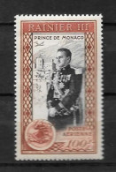 PA - 1950 - 50 **MNH - Prince Rainier III - Posta Aerea