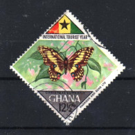 GHANA AFRICA - 1967 - Papilio Demodocus - Used Stamp     MyRef:N - Ghana (1957-...)