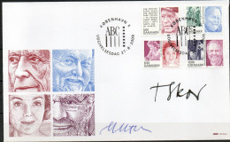 Martin Mörck. Denmark 2008. Personalities. Michel 1505 - 1508 FDC. Signed. - FDC