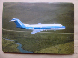 NLM CITY HOPPER   FOKKER 28-4000    AIRLINES ISSUE / CARTE COMPAGNIE - 1946-....: Era Moderna