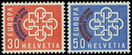 SCHWEIZ BUNDESPOST 681/2 **, 1959, PTT, Prachtsatz, Mi. 40.- - Neufs