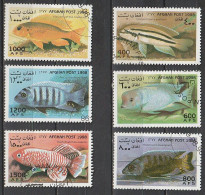 Afghanistan - 1998 - Poissons - Oblitérés Serie Compléte - Fische