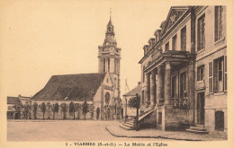 D5597 Viarmes La Mairie Et L'église - Viarmes