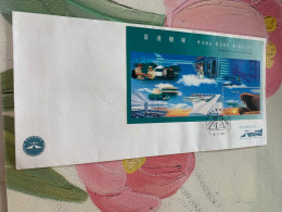 Hong Kong Stamp FDC Official Cover Airport 1998 Opening Rare - Unused Stamps