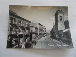 CANICATTI  SICILIA  ( ITALIA  ITALIE )  CORSO UMBERTO BELLE VUE ANIMEES VIEILLES AUTOS - Agrigento