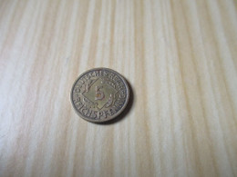 Allemagne - 5 Reichspfennig 1925 A.N°53. - 5 Rentenpfennig & 5 Reichspfennig