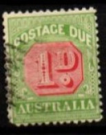 AUSTRALIE   -   Taxe   -   1909.  Y&T N° 39 Oblitéré - Segnatasse