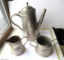 KAS -10-5-  - Koffiepot Met Melkpot En Suikerpot - Cafetière Avec Pot à Lait Et Sucrier - 420 Gram - Teteras
