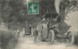 TOP - 87 - HAUTE VIENNE - CHATEAUNEUF-LA-FORET - Service Des Transports Routiers De La Papeterie - Superbe état- FR87-16 - Chateauneuf La Foret