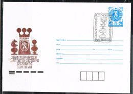 ECH L 45 - BULGARIE Entier Postal Tournoi D'échecs 1990 - Buste