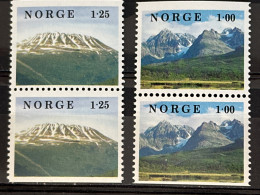 . MNH  Norvège Landscapes Mountains - Unused Stamps