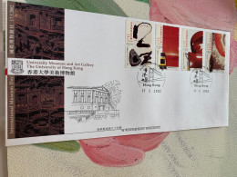 Hong Kong Stamp FDC Art Collection 2002 By University Museum And Art Gallery Rare - Unused Stamps