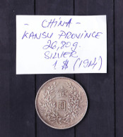 COINS-CHINA-1-$-SILVER-1914-26.80-gr-SEE-SCAN - Chine