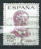 ESPAGNE - Obl - 1967 - YT N° 1491-Anniversaires-Ruben Dario - Usados