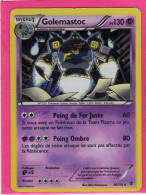 Carte Pokemon Francaise 2013 Noir Et Blanc Explosion Plasma 46/101 Golomastoc 130pv Holo Occasion - Noir & Blanc