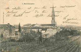 47 - Bon-Encontre - Vue Générale - Oblitération Ronde De 1906 - Etat Léger Coups Visibloe - CPA - Voir Scans Recto-Verso - Bon Encontre