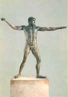 Art - Antiquité - Grèce - Musée National Archéologique D'Athènes - Statue En Bronze De Poséidon Ou Jupiter - Nu - Carte  - Ancient World