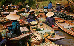 Thailande - Damnernsaduak Floating Market - Rajburi Province - Marché Sur L'eau - Légumes - Carte Neuve - CPM - Voir Sca - Tailandia