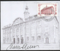 Martin Mörck. Denmark 2012. 100 Anniv Main Post Office, Copenhagen. Michel 1718 On Special Cover. Signed - Cartas & Documentos