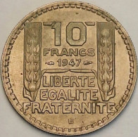 France - 10 Francs 1947 B, KM# 909.2 (#4139) - 10 Francs