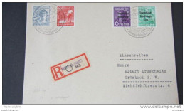 SBZ: R-Orts-Doppel-Brief 10-fach In MiF Mit SBZ-Aufdruck 6u.84 Pf Mit 8u.12 Pf Kontrollrat II Vom 31.7.48 Knr: 945 ZF 3c - Storia Postale