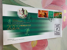 Hong Kong Stamp FDC 2002 World Cup With Korea Stamp - Unused Stamps