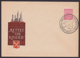 Naumburg: MiNr. 6 "Rettet Die Kinder", Pass. Umschlag Mit SSt. - Storia Postale