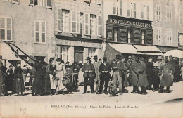 TOP - 87 - HAUTE VIENNE - BELLAC - Place Du Palais - Jour De Marché - FR87-23 - Bellac