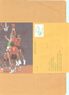 ANGOLA 1991 - Entier Ganzsache Stationery - Aérogramme Air Mail Non Plié ** - Basket Basketball Basquetebol - Baloncesto