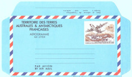 Entier TAAF 1993 - Aérogramme Illustré N° 1 Neuf ** - 5f70 Inauguration Piste Terre Adélie - Enteros Postales