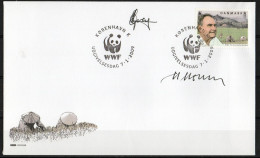 Martin Mörck. Denmark 2009. WWF. Michel 1523 FDC. Signed - FDC