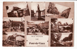 14545 / PONT-de-VAUX Ain SOUVENIR De .. 8 Multivues LEMONON DUCOTE CPA 1920s - BOURGEOIS - Pont-de-Vaux