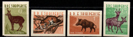 Albanien 1962 - Mi.Nr. 704 - 707 - Postfrisch MNH - Tiere Animals - Gibier