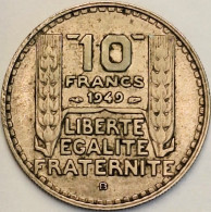 France - 10 Francs 1949 B, KM# 909.2 (#4140) - 10 Francs