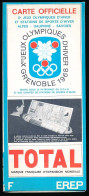 Carte Officielle Et Programme Des Xèmes Jeux Olympiques D'Hiver GRENOBLE 1968  Olympic Games 68 Dépliant 7 Volets Pliés* - Roadmaps