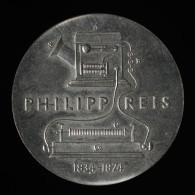  Allemagne / Germany, Philipp Reis, 5 Mark, 1974, , Laiton-Nickel / Nickel Brass, SUP (AU),
KM#49 - 5 Marcos