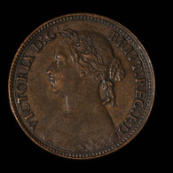  Grande-Bretagne / United Kingdom, Victoria, Farthing, 1874, Heaton, Bronze, TTB+ (AU),
KM#753, S.3959 - B. 1 Farthing