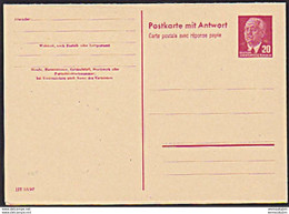 DDR: GA Doppel-Postkarte Mit 20 Pf. Wilhelm Pieck - Ungebraucht - Druckvermerk: III 18/97 Knr: P 55 - Postcards - Mint