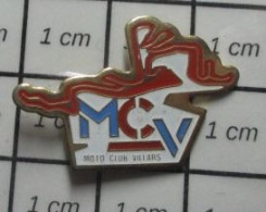 1316B Pin's Pins / Beau Et Rare : MOTOS / MOTO CLUB VILLARS - Motorfietsen