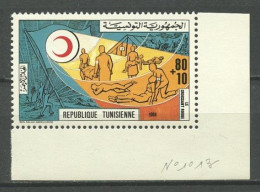 TUNISIE 1984 N° 1013 ** Neuf MNH Superbe Croissant Rouge  Secourisme - Tunisia (1956-...)