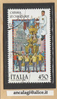 USATI ITALIA 1986 - Ref.0535B "FOLCLORE ITALIANO: CATANIA" 1 Val. - - 1981-90: Oblitérés