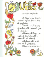 Astrologie - Vierge - Illustration - CPM - Carte Neuve - Voir Scans Recto-Verso - Astrología