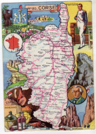 Carte Du Département De La Corse - Landkarten