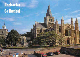 Angleterre - Rochester - Cathedral - Cathédrale - Automobiles - Kent - England - Royaume Uni - UK - United Kingdom - CPM - Rochester