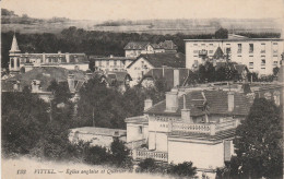 VITTEL EGLISE ANGLAISE ET QUARTIER DE LA GARE TBE - Vittel