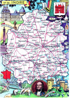 Carte Du Département De L'INDRE - Landkarten